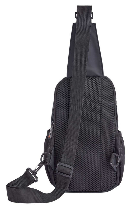 Borsa a tracolla Harley-Davidson® Super Sling, con logo Willie G Skull - Nero