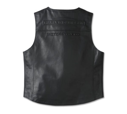 Gilet in pelle City Limits nero