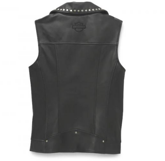 Gilet in pelle Parker da donna