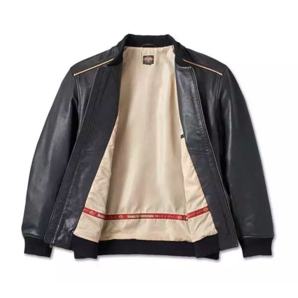 Bomber in pelle 120th Anniversary da uomo