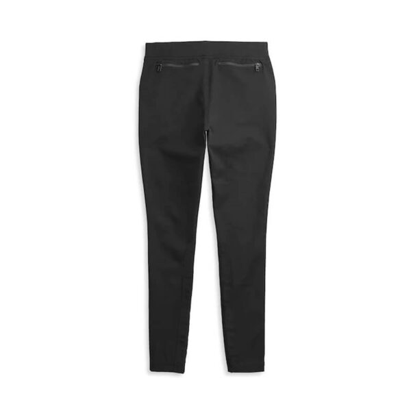 Leggings in maglia a righe con tasche da donna