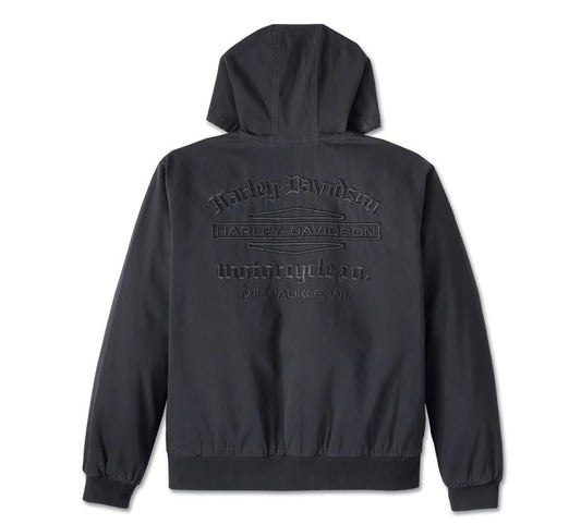 Giacca con cappuccio Bar & Shield Workwear - Harley Black