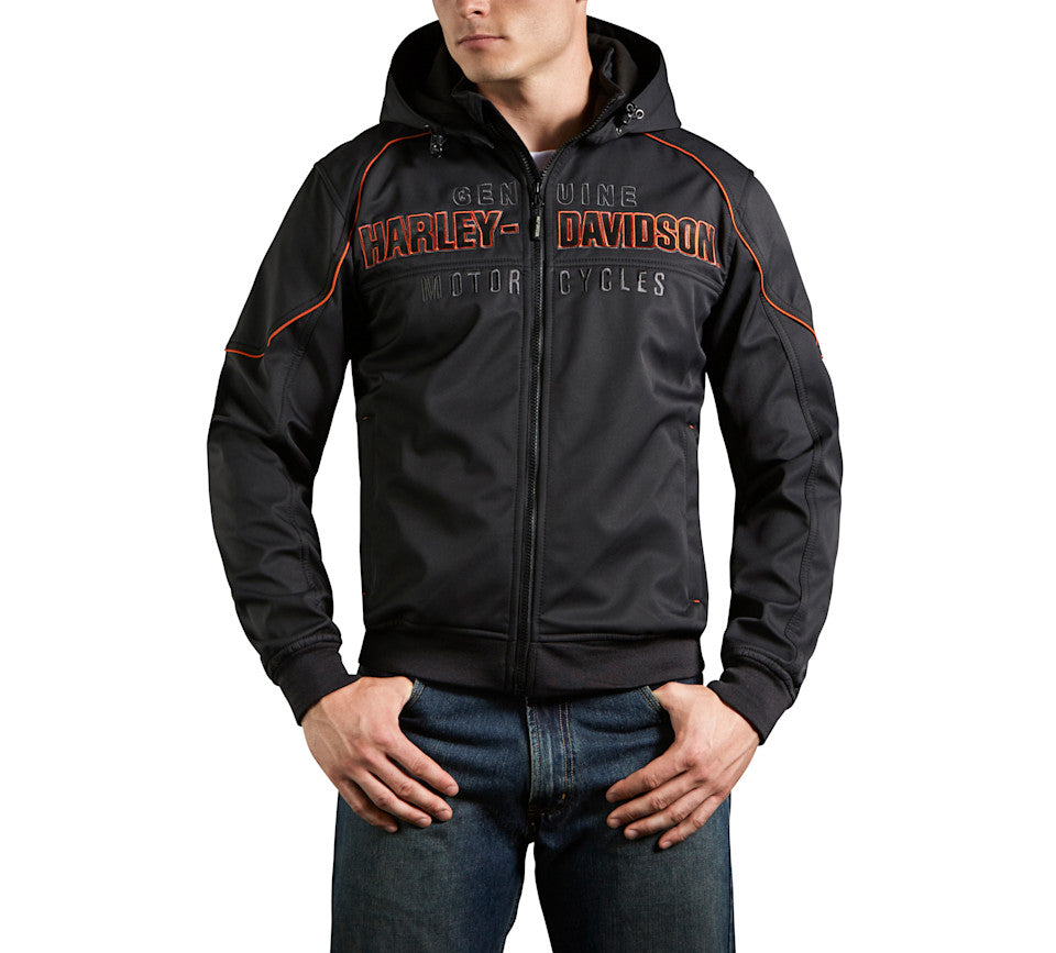 Giacca Harley-Davidson® Men's Idy ll Windproof Soft Shell Jacket Black