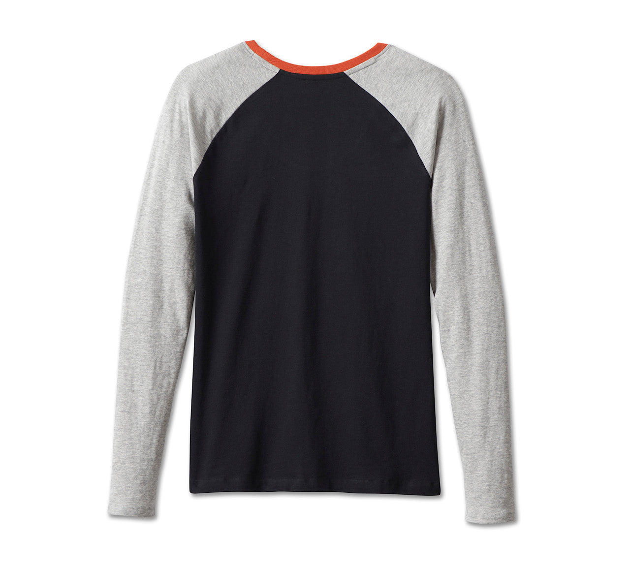 T-shirt raglan a maniche lunghe da donna First-Class - Colorblocking - Black Beauty