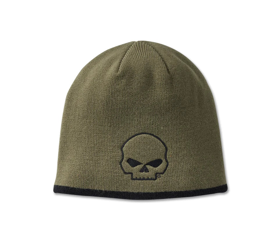 Willie G® Skull Knit Beanie - Grape Leaf