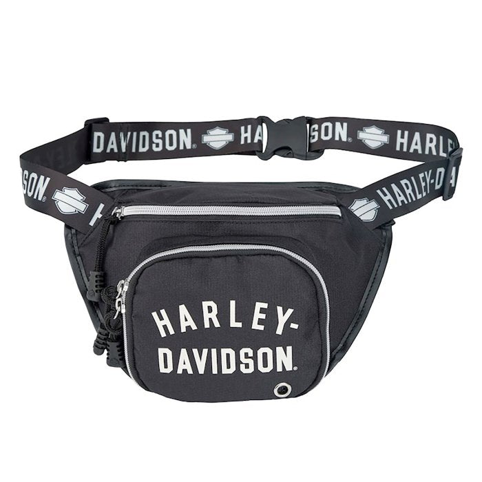 Harley-Davidson® Marsupio Unisex Deluxe in nylon con cintura regolabile