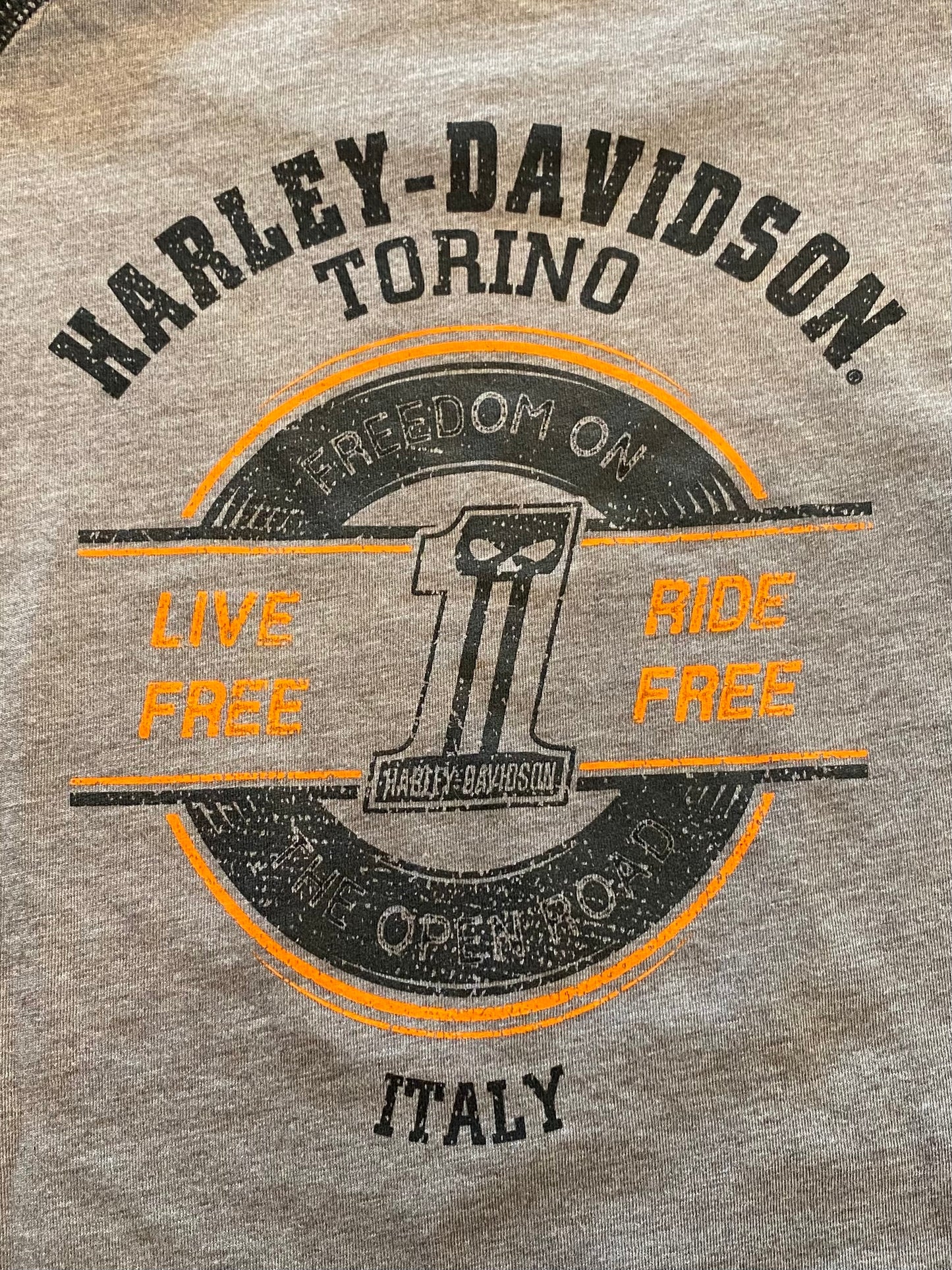 Maglia manica lunga H-D Torino Affluent Raglan da donna