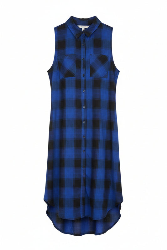 Camicia lunga a quadri