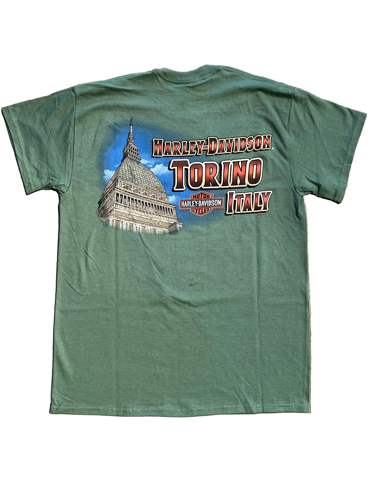 T-Shirt H-D TORINO DARK TRAIT MILITARY GREEN