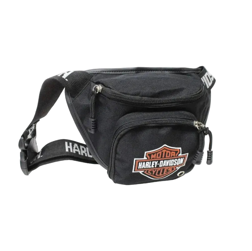 Harley-Davidson® Marsupio Unisex Bar & Shield in nylon con cintura regolabile