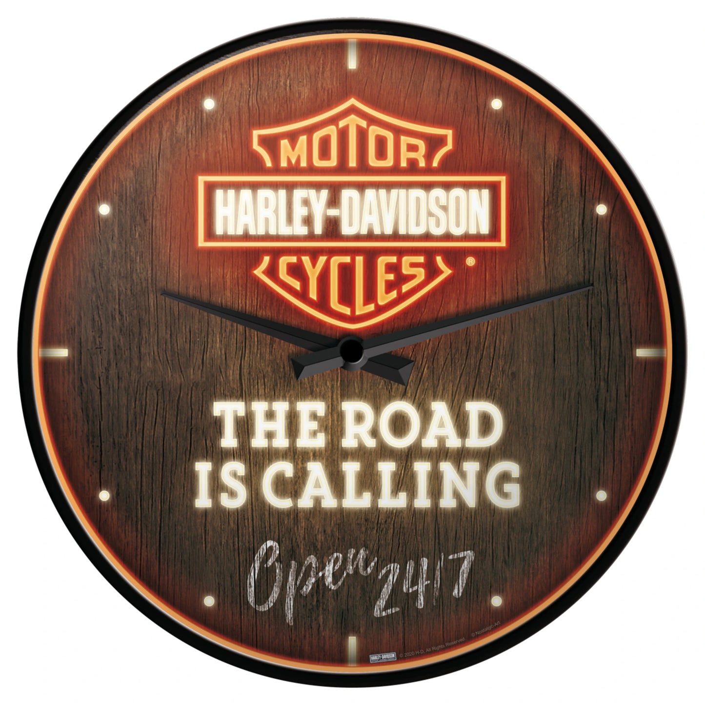 Orologio da parete Harley-Davidson® The Road is Calling