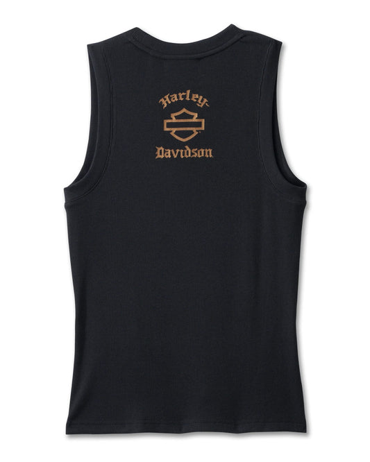 Canotta Harley-Davidson® Old English da Donna