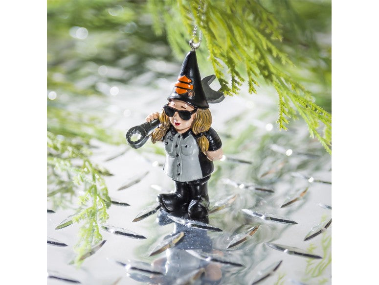 Decorazione per albero di Natale H-D® Lady Mechanic Gnome