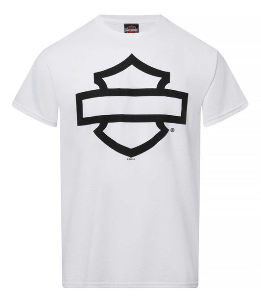 T-Shirt H-D TORINO Bar&Shield Black&White