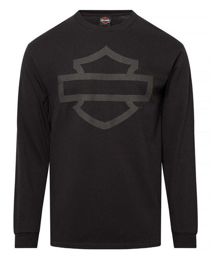 Maglia a maniche lunghe HD Bar&Shield Black