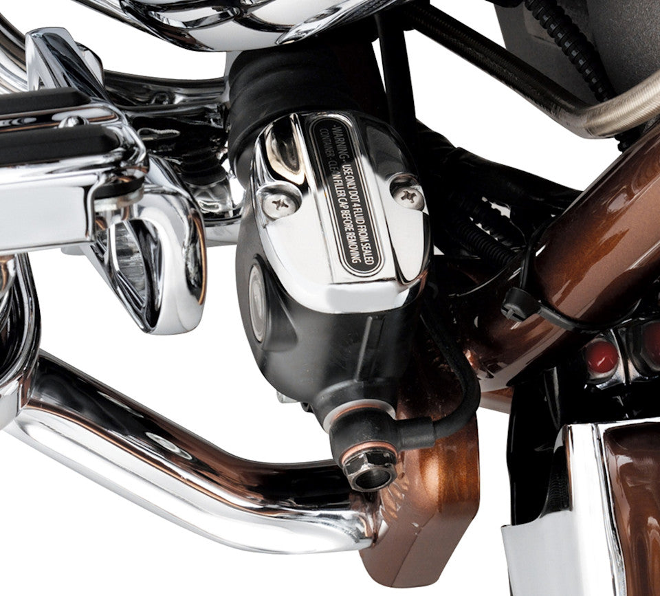 Copripompa freno posteriore cromato