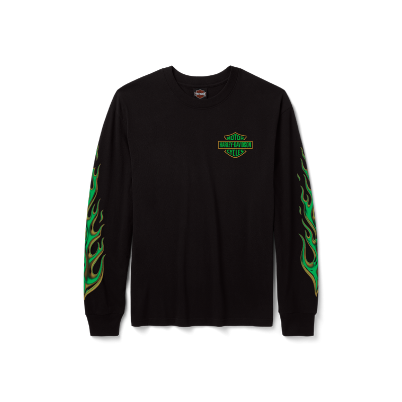 Maglietta a maniche lunghe da uomo H-D Skully McGee