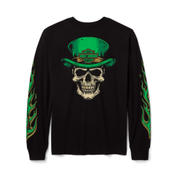 Maglietta a maniche lunghe da uomo H-D Skully McGee