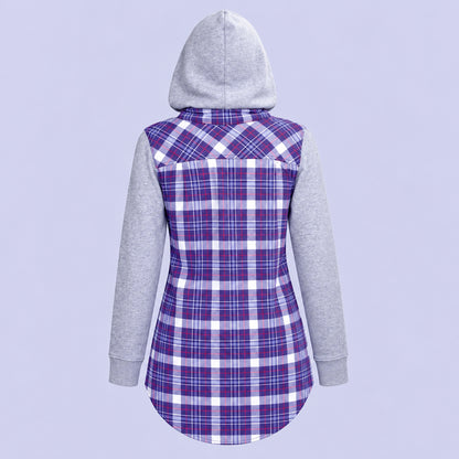 Maglietta/felpa da donna SHIRT-KNT MANICHE E CAPPUCCIO