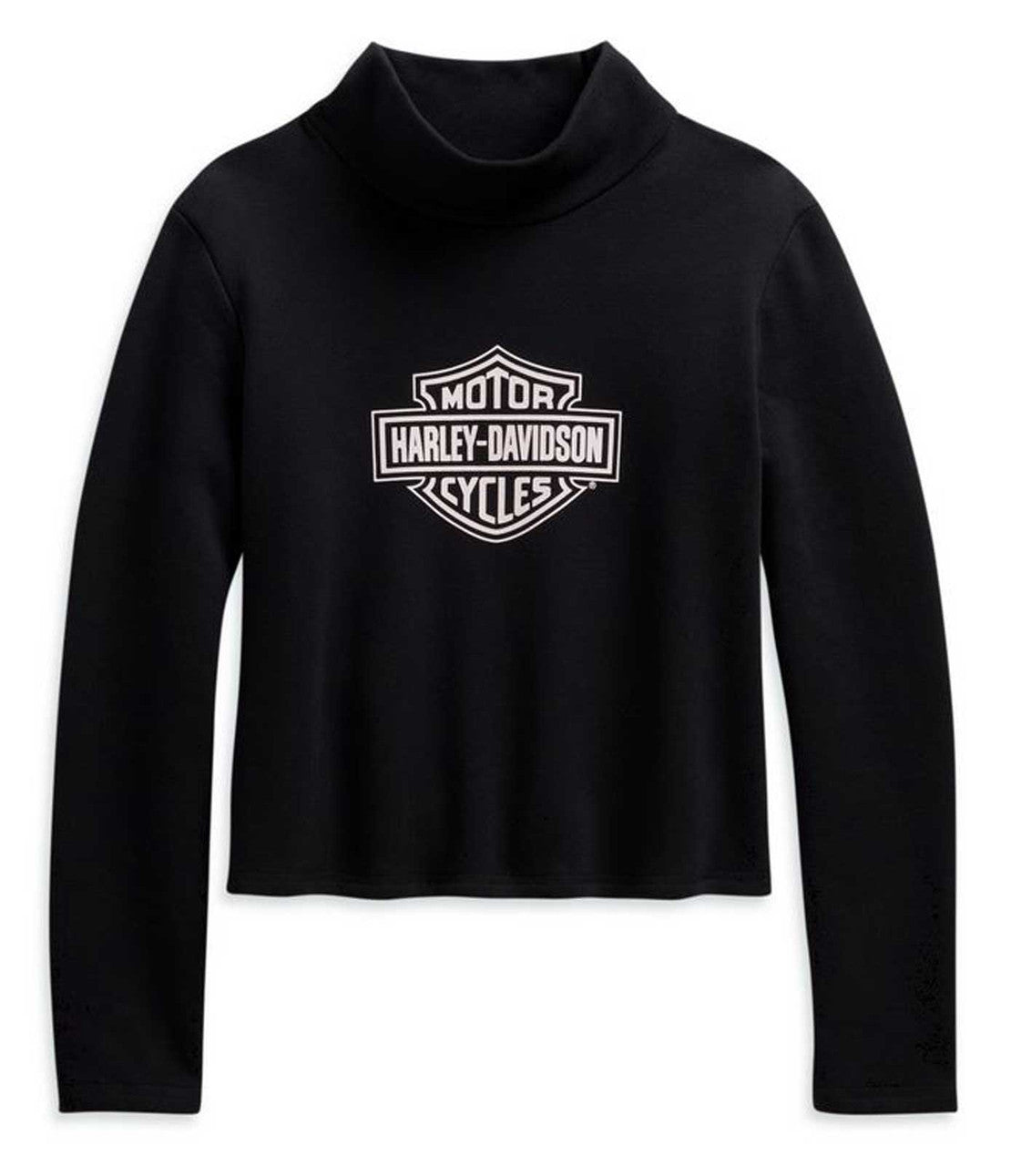 Maglione a collo alto con logo Bar & Shield