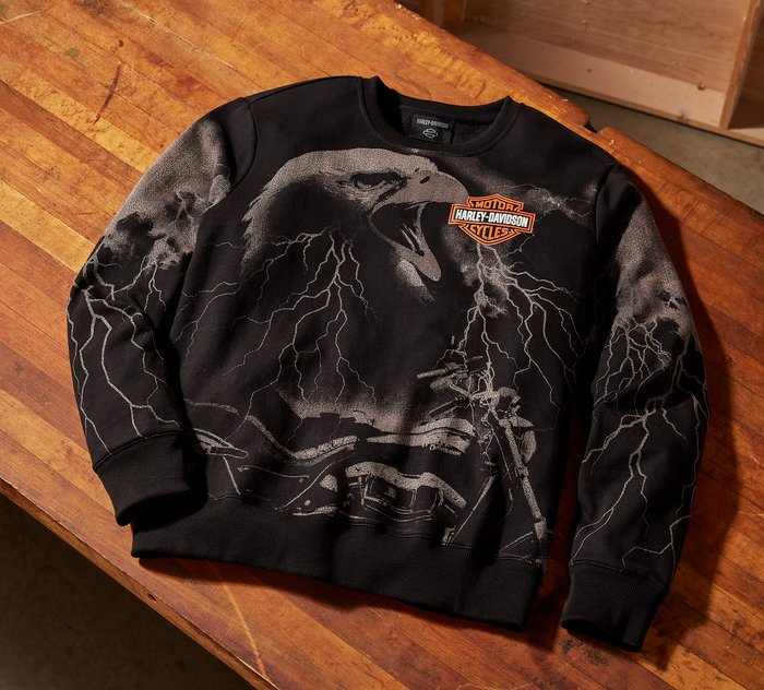 Felpa girocollo HD Eagle Rider