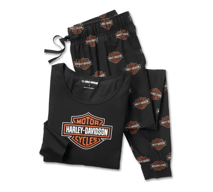 Set Pigiama Harley-Davidson® da donna con Logo Bar&Shield
