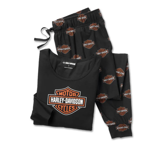 Set Pigiama Harley-Davidson® da donna con Logo Bar&Shield