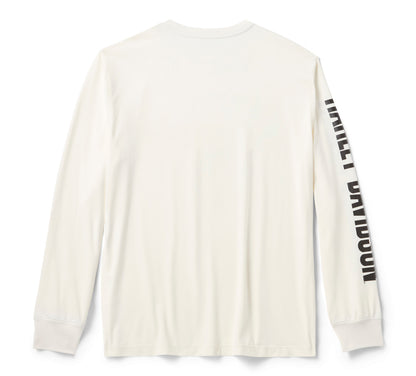 Camicia a maniche lunghe da uomo con stelle e strisce