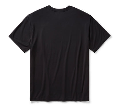Camicia da uomo a maniche corte con stelle e strisce - Harley Black