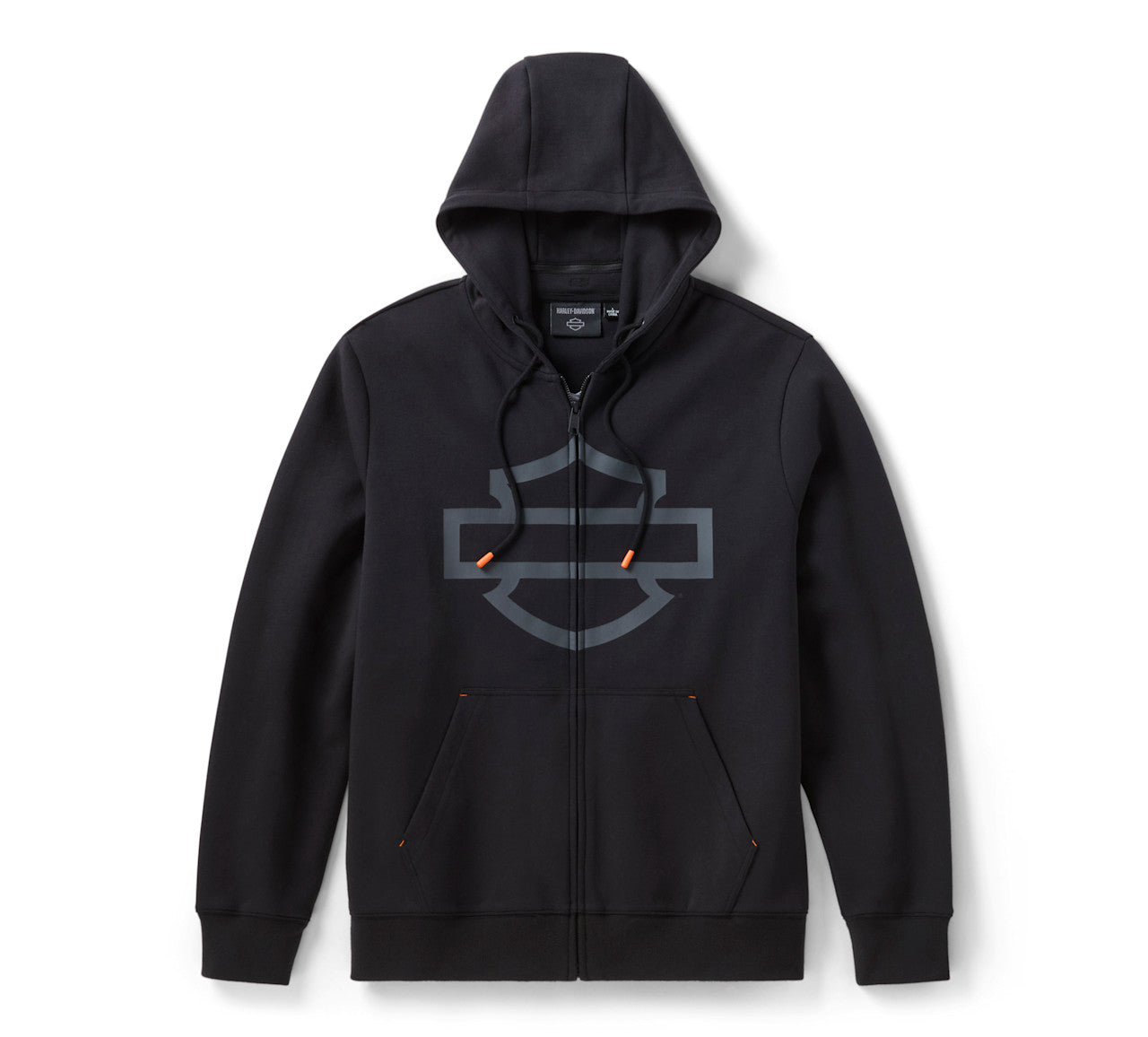 Felpa da uomo con cappuccio e zip H-D TECH