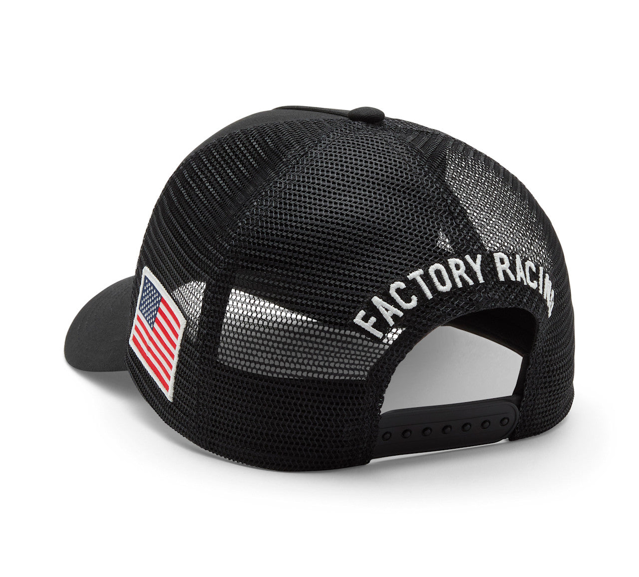 Berretto Trucker Factory Racing Team - Harley Black.