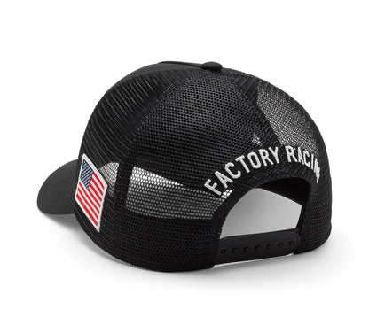Berretto Trucker Factory Racing Team - Harley Black.