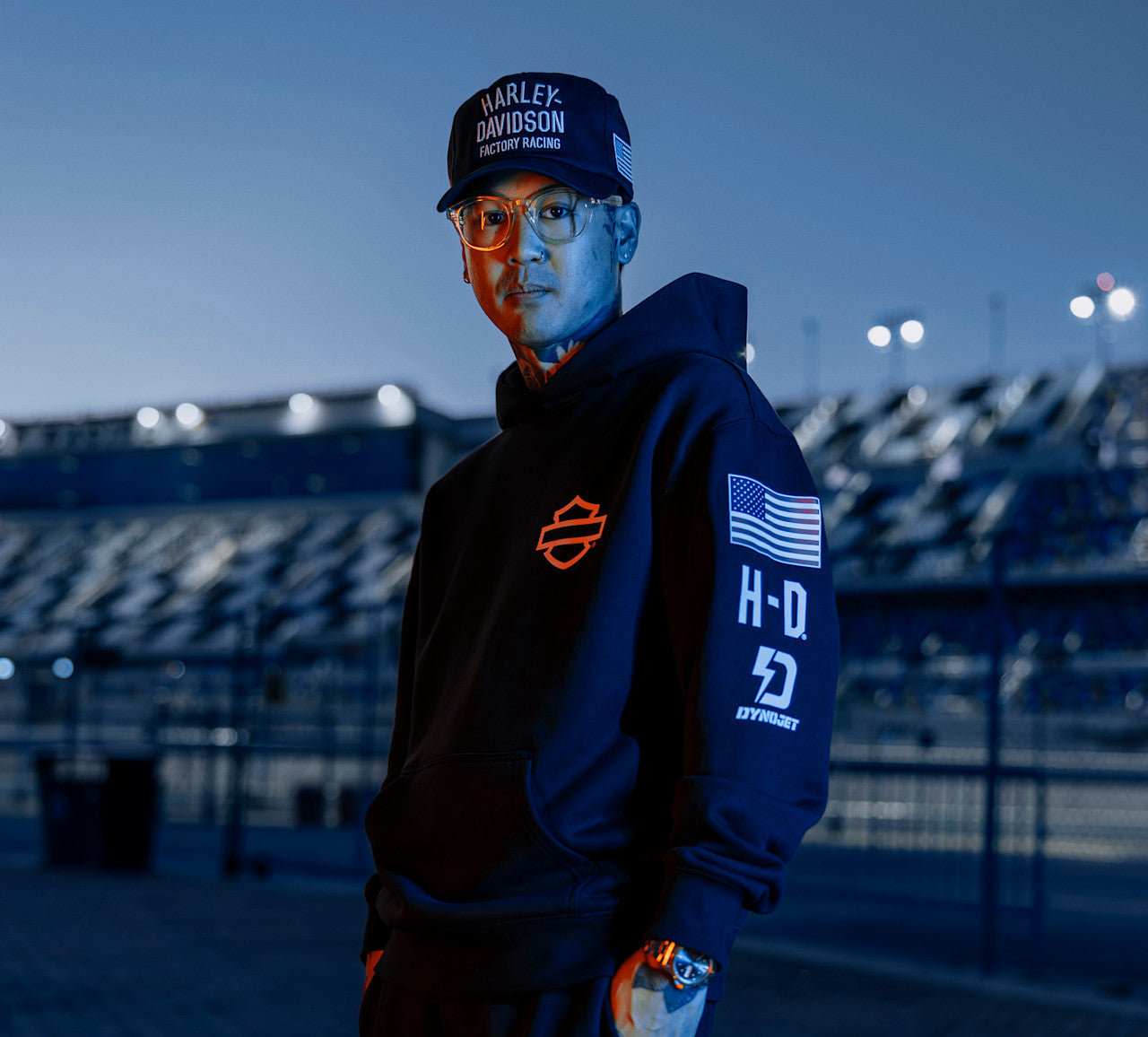 Cappello da baseball Factory Racing Twill - Harley Black