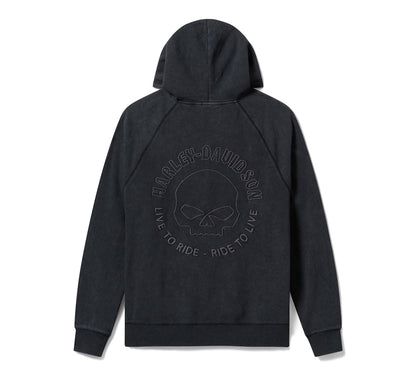 Felpa con cappuccio da uomo Willie G Skull Dark Custom