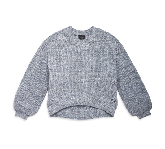 Maglione Craftsmanship da donna - Dusty Blue Marl