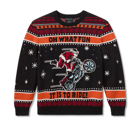 Maglione da uomo Oh What Fun It Is To Ride