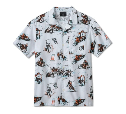HARLEY DAVIDSON Camicia con stampa Aloha Twisty da uomo