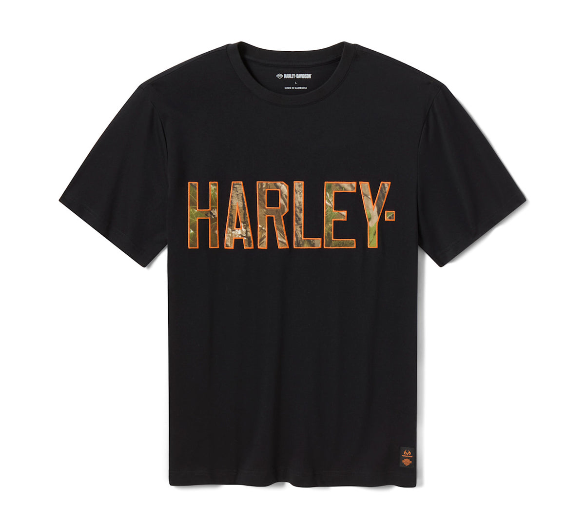 Maglietta da uomo Harley-Davidson x Realtree a tinta unita