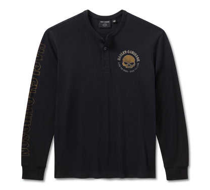 Maglia termica Henley da uomo Willie G Dark Custom
