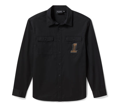 Camicia da meccanico da uomo Willie G Dark Custom