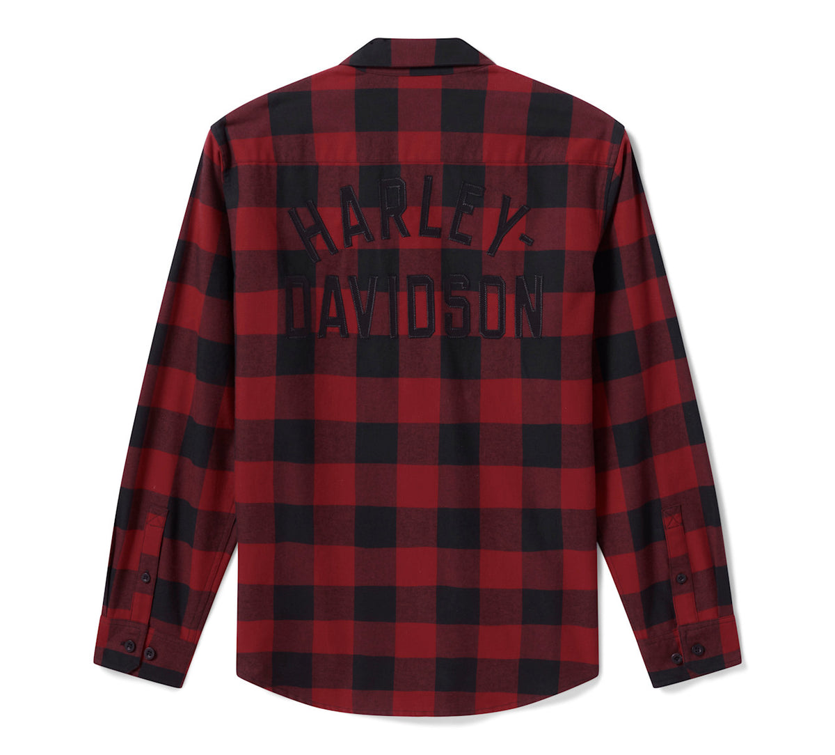 Camicia da uomo H-D Essential Buffalo Check in tessuto