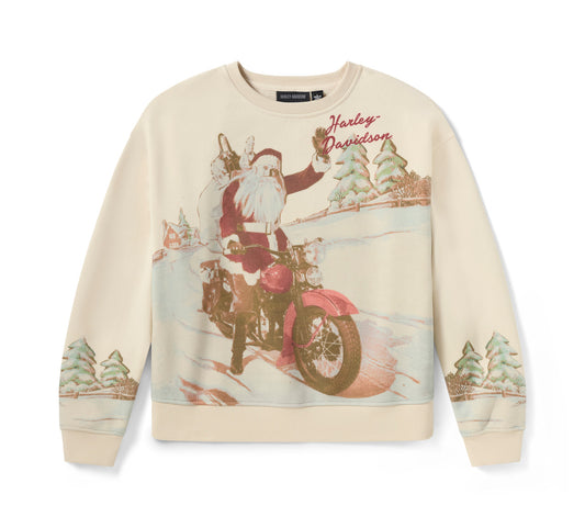 Maglia da donna a girocollo Harley Holidays