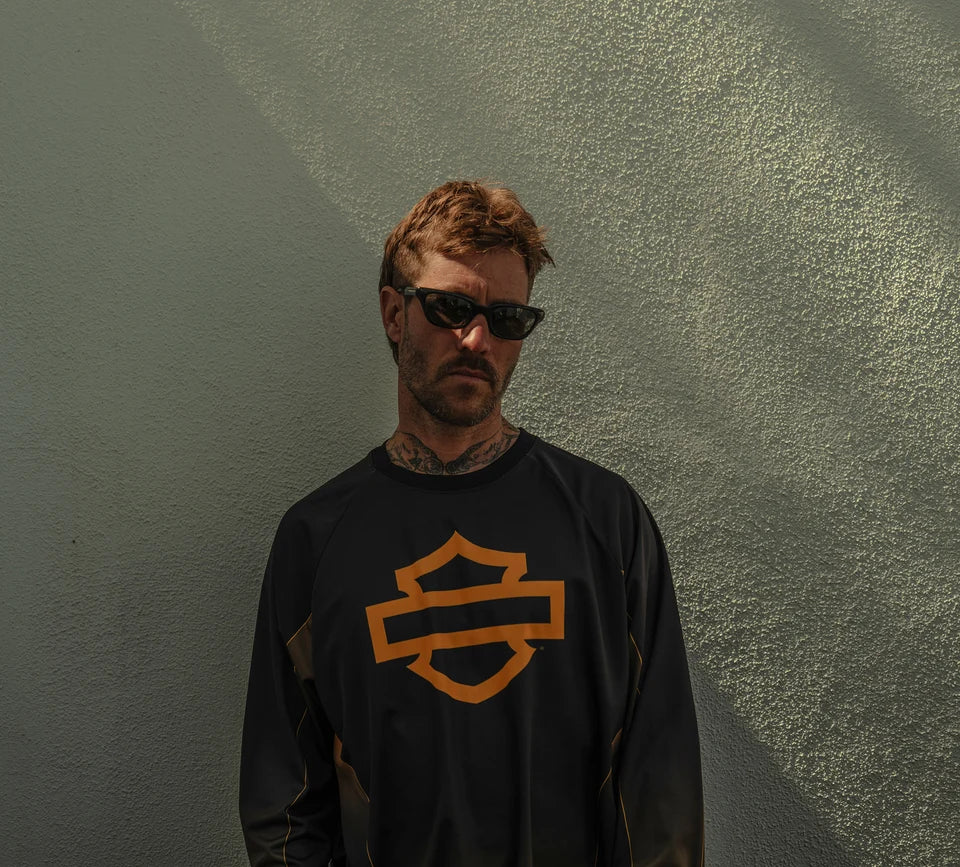 MAGLIA H-D SPEEDWAY MOTO - YELLOW