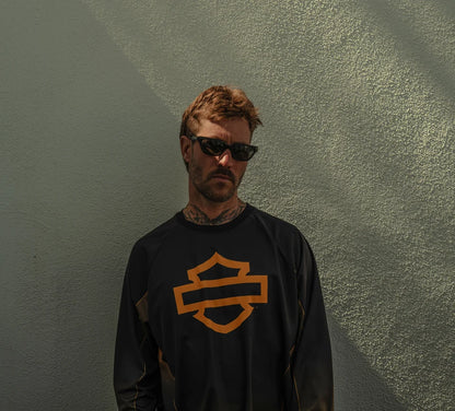 MAGLIA H-D SPEEDWAY MOTO - YELLOW