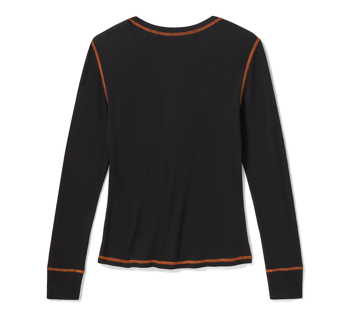 Maglia Henley da donna H-D Essential con bottoni a pressione - Harley Black
