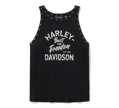 Canotta da donna H-D American Classic con borchie - Harley Black