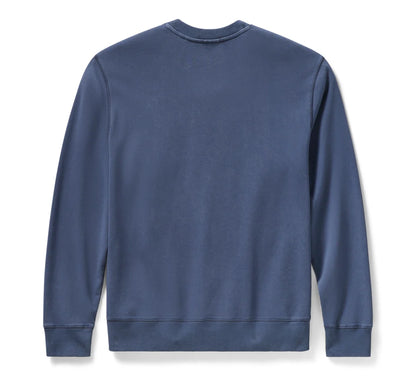 FELPA GIROCOLLO H-D® WASHED DA UOMO