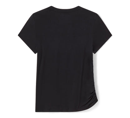 Top asimmetrico da donna Willie G Skull - Harley Black