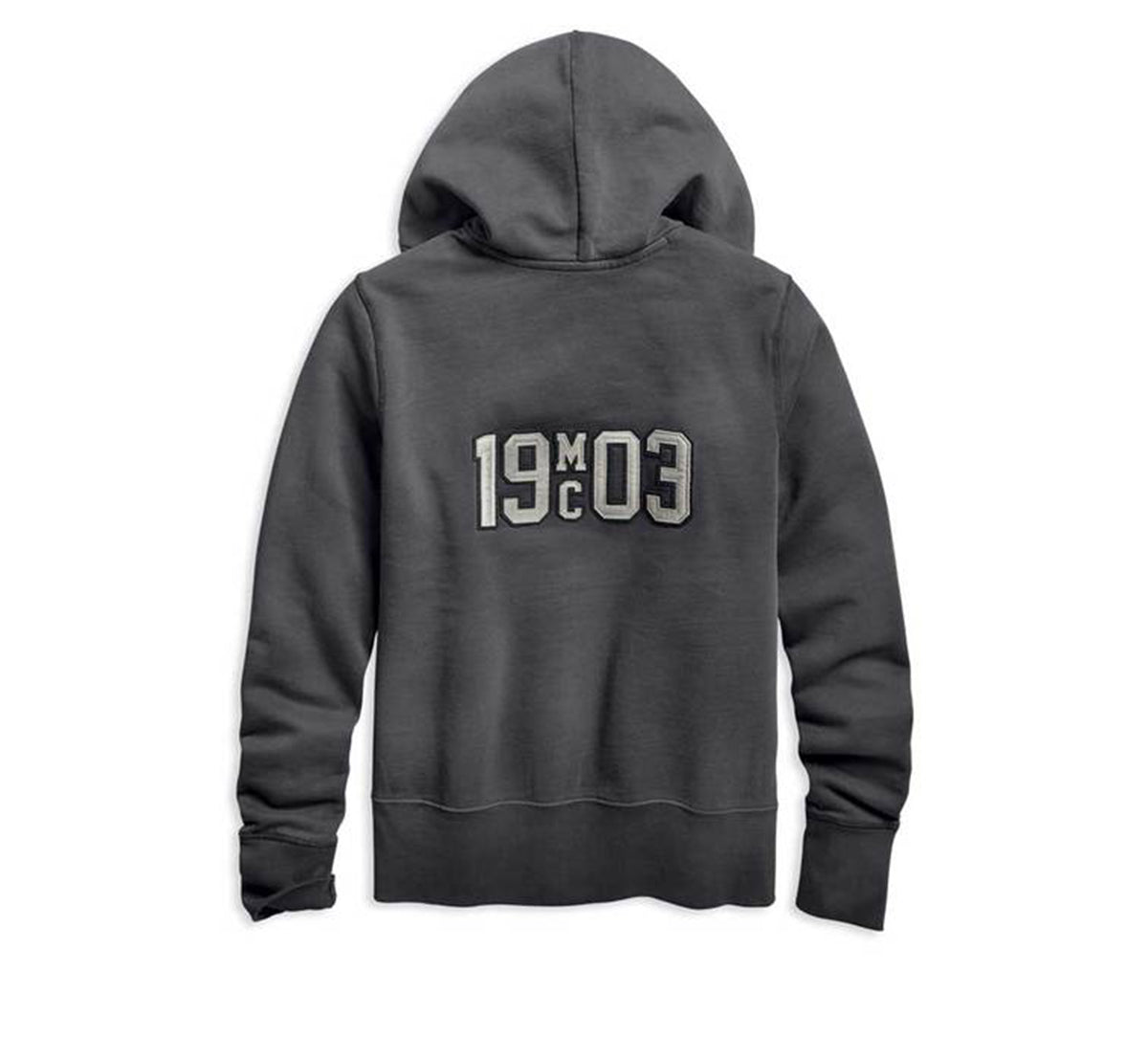 Felpa Leggera Double Layer Felt Letter Zip-Up da donna