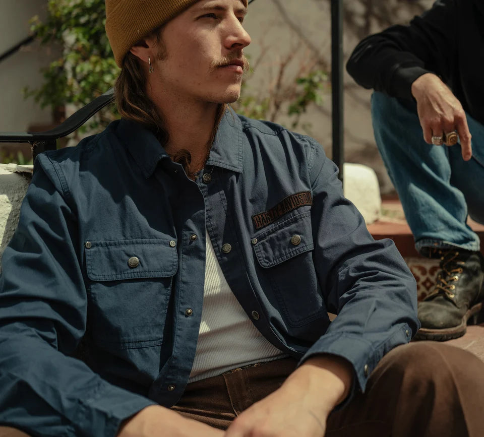 OVERSHIRT IN TWILL WORKING MAN DA UOMO